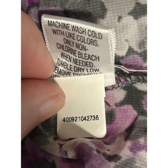 Elle Women’s Plus 3X Ruffle Long Sleeve Floral Whimsical Fairy Cottagecore Boho - Picture 10 of 10